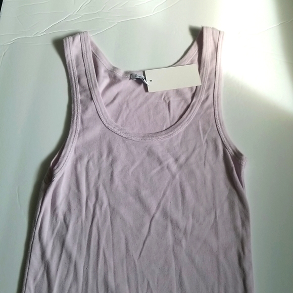 Splendid Classic Tank Tee Top Lilac Soft Supima Cotton Modal Weave Knit Shirt - Picture 2 of 5